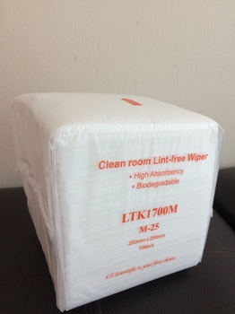 Clean room lint free wiper m25